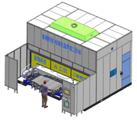 泰翔新能源电池托盘焊接,环保型双工位旋转工作站方案