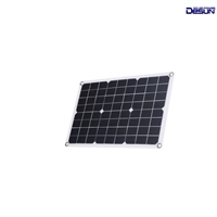单晶18V20W太阳能板 户外应急太阳能充电器 手机汽车游艇充电光伏板