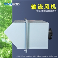 上海玻璃钢材质11000 风量方形壁式轴流风机  百叶窗排风扇