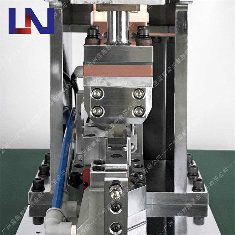 蓝能智能圆线电机定子端子线束排线电阻焊设备