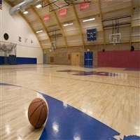 篮球馆室内运动地板 防滑耐磨 体育馆木地板 包施工 龙泰体育 