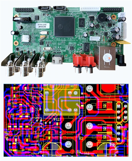 电路板抄板温度控制器R5F102AADSP芯片解密PCBA成品加工生产