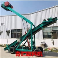 液压自走式取料机 青储窖池取草机 养牛场青贮坑扒草机