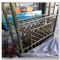 冠宸不锈钢精品酒柜 拉丝哑光亚克力发光酒柜 发光酒柜多少钱一平方