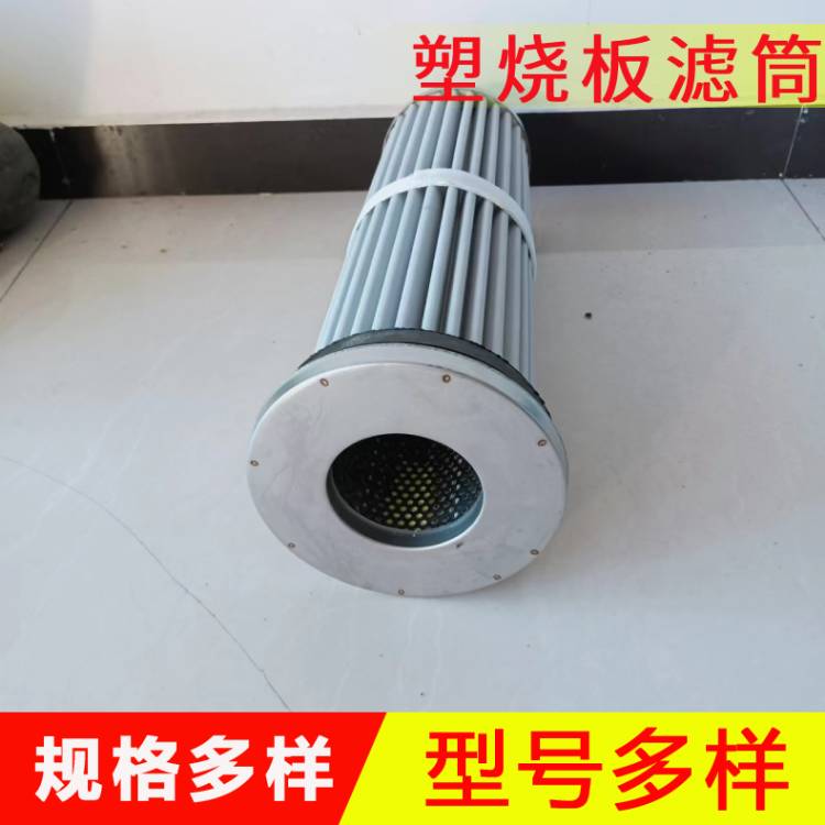 塑烧板滤筒   塑烧材质滤芯