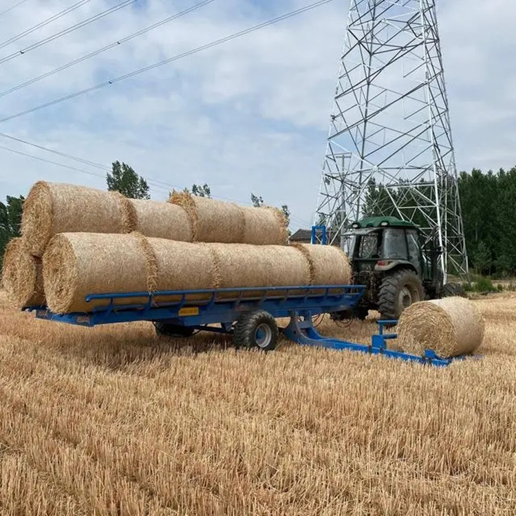 草捆捡拾运输车 大圆捆运输自卸车 鑫联捡包机
