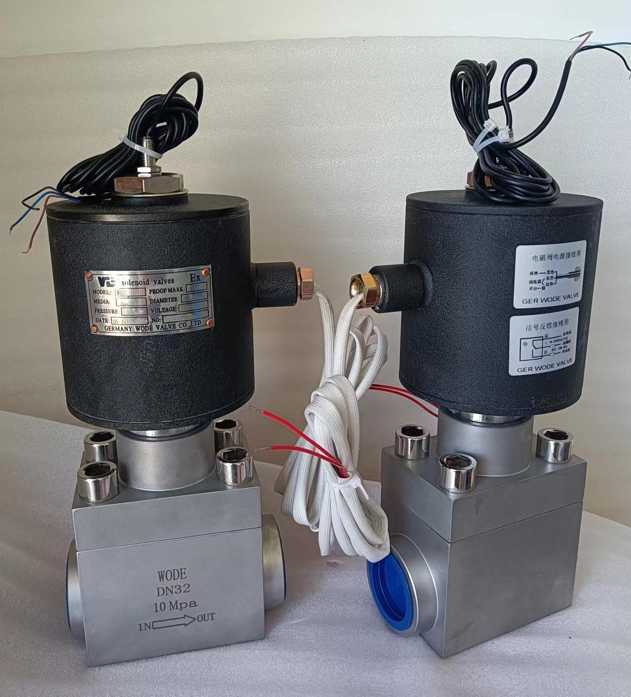 电磁阀信号反馈电磁阀怎样接线控制