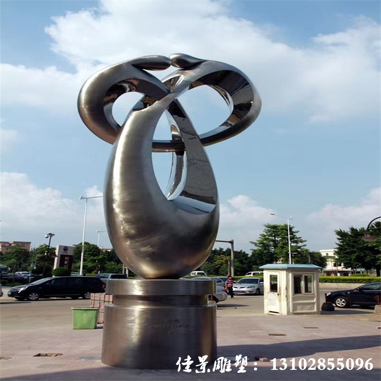 异形不锈钢雕塑 广场景观摆件