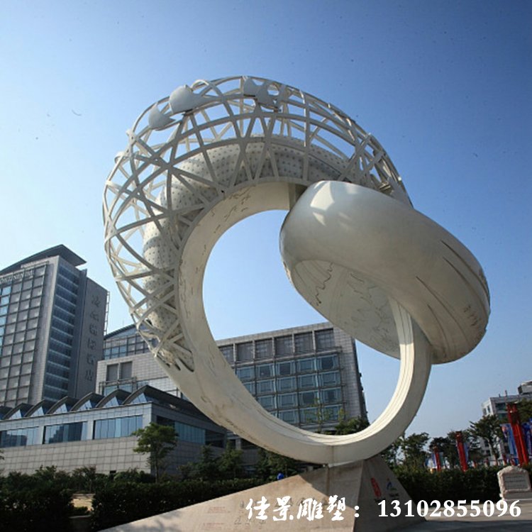 镂空戒指 不锈钢雕塑厂家