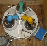 三头研磨机 超细研磨配玛瑙头碗