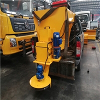 融雪撒布机 碳钢材质不锈钢甩盘耐腐蚀强  粗盐融雪剂撒布机