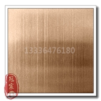 冠宸304黑钛亮光不锈钢板 供应酒店装饰拉丝板材 踢脚线线条定制