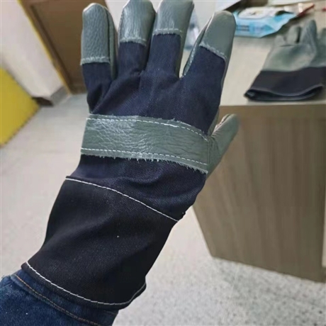 电焊工手套焊工全牛皮焊工烧焊机械加固耐用高温隔热手套   