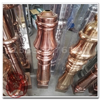 304镜面不锈钢镀铬色餐桌脚 方形不锈钢大理石餐脚 710高不锈钢腿