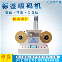 激光喷码机 广瑔GER-DV630 全自动高解析 标签小字符 生产日期 批号 流水号打码设备