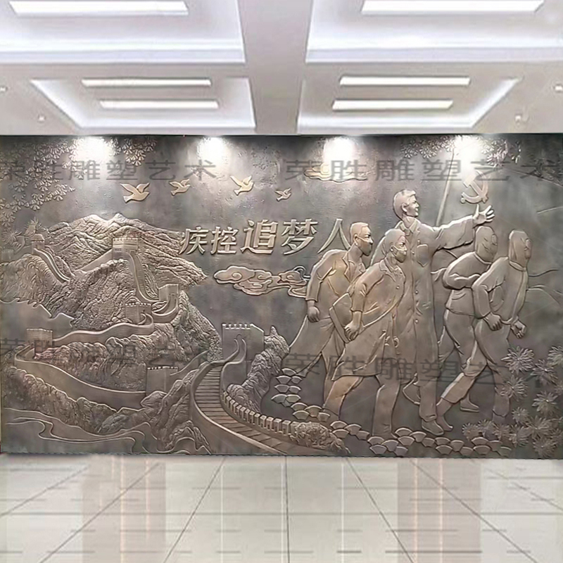 大型玻璃钢仿铜雕塑