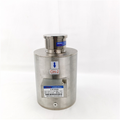 柱式结构测力传感器10吨 0.1级标准测力仪100kN 