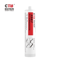 有机硅酮密封胶 3587耐高温金属平面粘接胶 耐油中性硅橡密封胶310ml