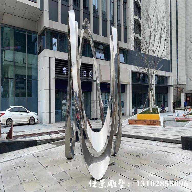镜面摆件 户外城市大型景观不锈钢 广场金属雕塑