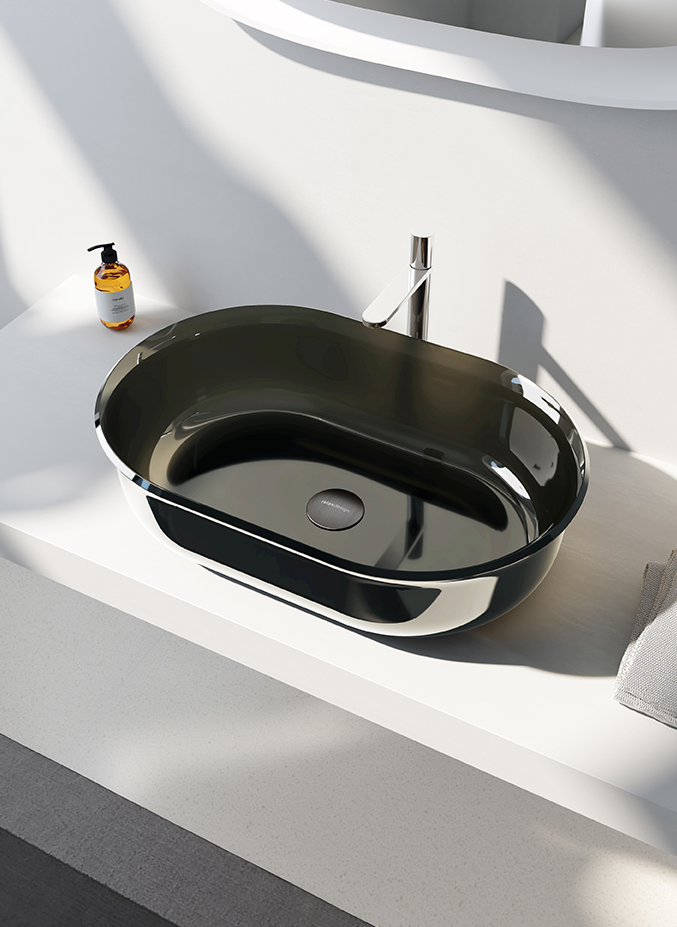 relax design台盆卫浴kolu系列浴室水晶树脂洗脸盆洁具