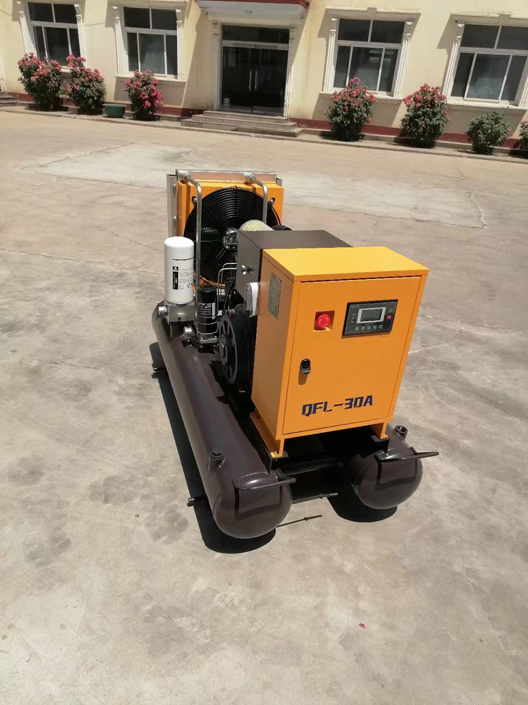 柴油移动电动一体式螺杆空压机压缩机野外护坡喷砂专用