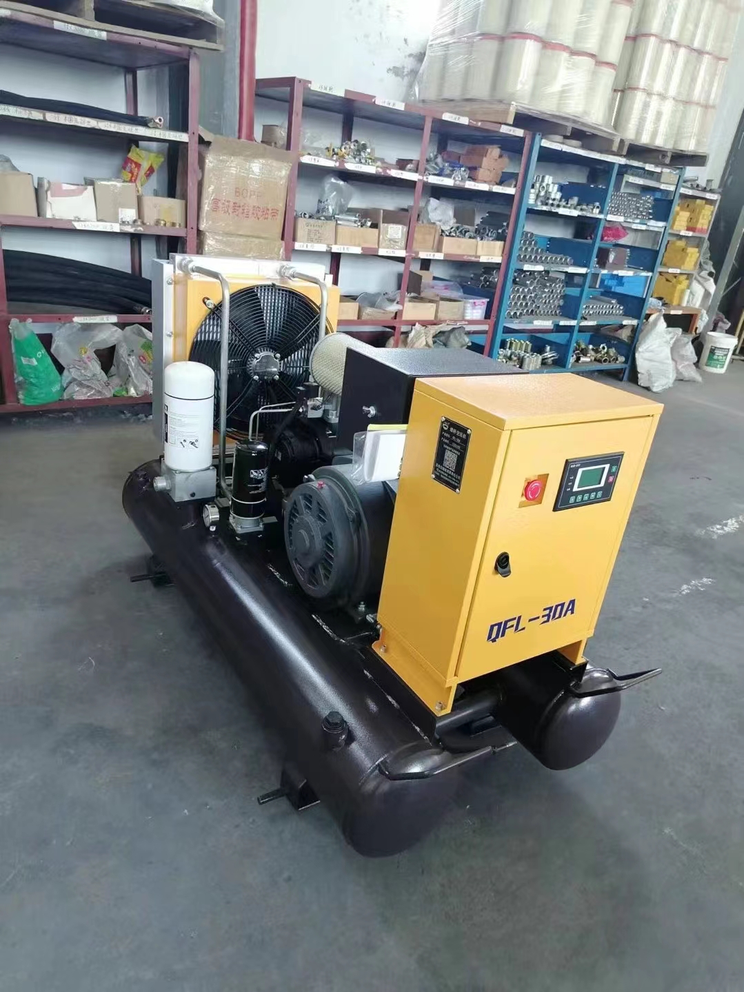 柴油移动电动一体式螺杆空压机压缩机野外护坡喷砂专用