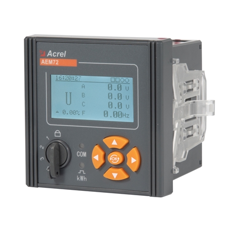 安科瑞AEM72三相电表表价格 三相多功能电表 谐波计量仪表
