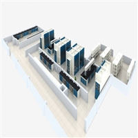 益阳无尘车间实验室操作台方案 GMP室实验室柜台配套