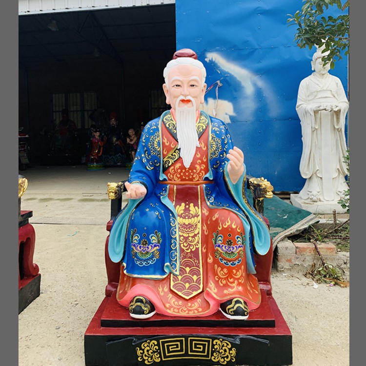 山神的传说  山神神像 土地山神爷山神奶 寺庙佛堂树脂佛像