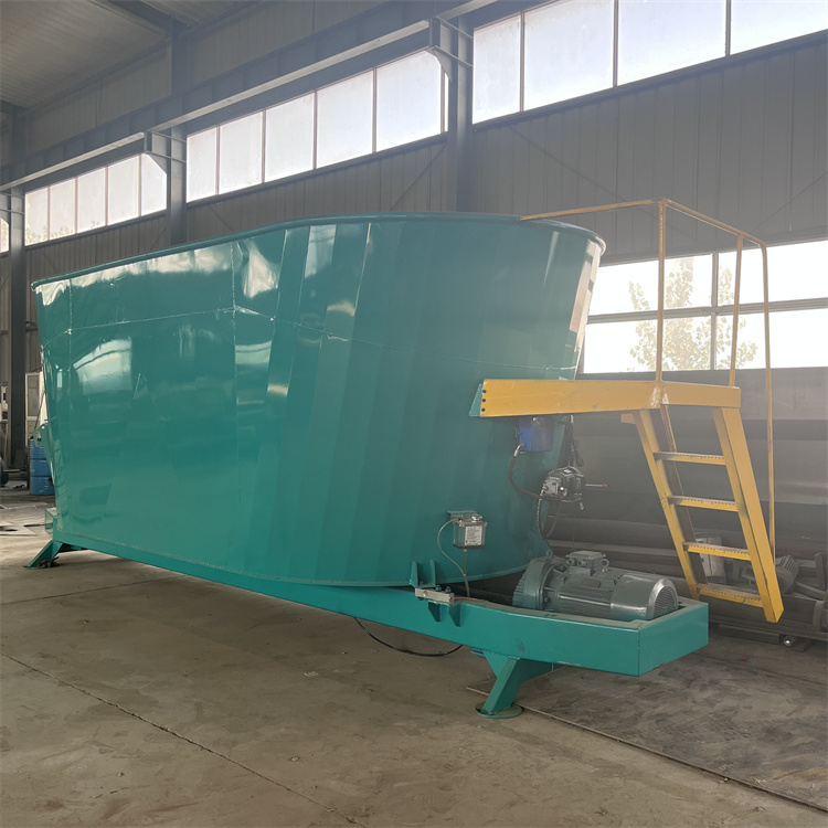 青储饲料搅拌机带称重 双轴饲料混合搅草机 养牛拌料机