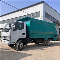 操作简单肉牛饲喂车 双侧下料撒料车 畜牧场自动添草车