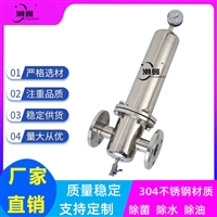 除菌过滤器 压缩空气除水 食品行业专用 1立方