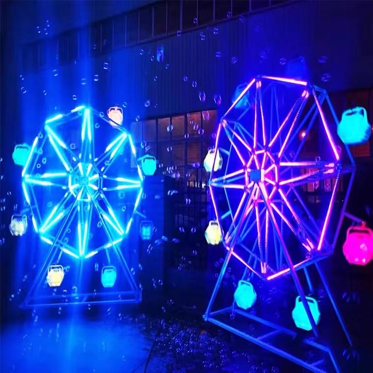 LED摩天轮泡泡机 广场公园装饰灯 自动吹泡泡装置 户外防水 厂家直供