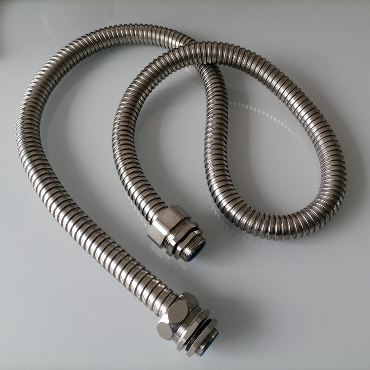 配电箱电缆护套304不锈钢金属软管 Φ20p3单扣不锈钢金属裸管