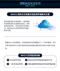 消防箱液位显示器适合消防池水位监测-WH311