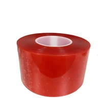 tesa德莎51966PV06红色离型膜 德莎PET透明0.2mm厚度耐高温防水双面胶带