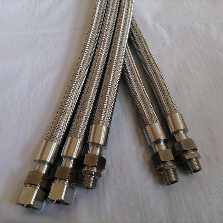 定制加工防爆不锈钢软管  16mm口径钢丝编织挠性防爆蛇皮管