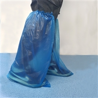 宁波塑料防护鞋套厂家  防疫防水塑料脚袋 秒发