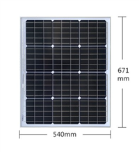 18V80W摄像头网桥太阳能电池板 户外路灯单晶硅太阳能充电板