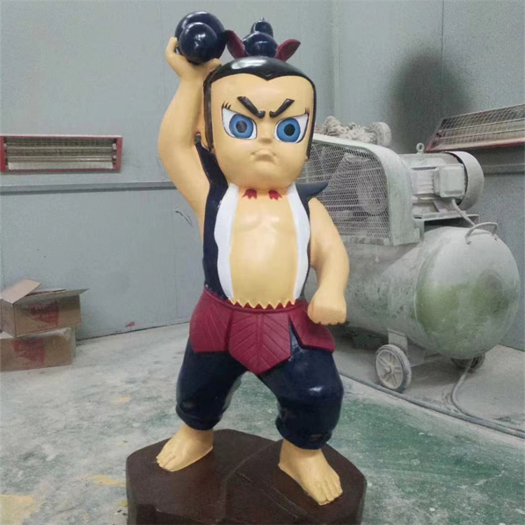 葫芦娃雕塑 玻璃钢卡通人物雕塑