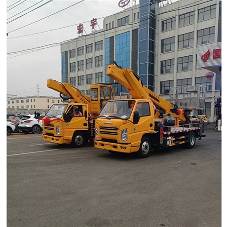 蓝牌高空作业车厂家  江铃23米高空作业车 价格优惠