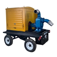8寸360立方柴油机混流泵移动排涝排污泵车防汛泵