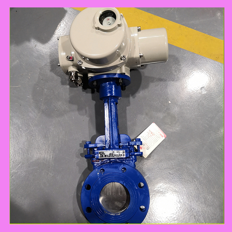 电动暗杆不锈钢刀闸阀 z973x电动浆液阀 质量保证 森腾机械