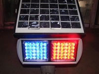 太阳能爆闪灯  公路施工灯  红蓝爆闪灯