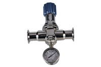 实验室不锈钢氧气减压器 上海齐威阀门 YQQ-352氢气减压器