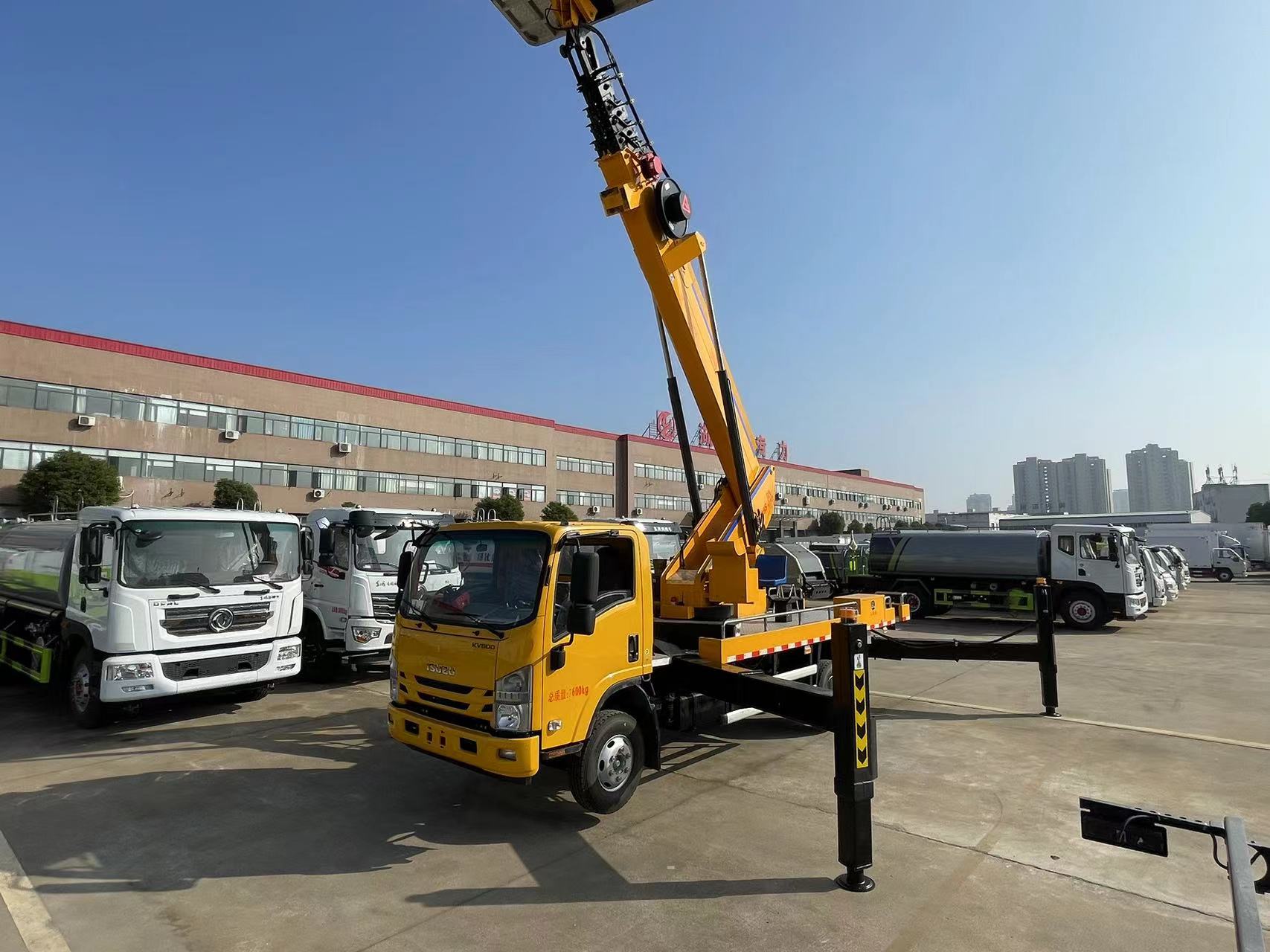 高空作业车 29米黄牌伸缩臂登高车厂家价格