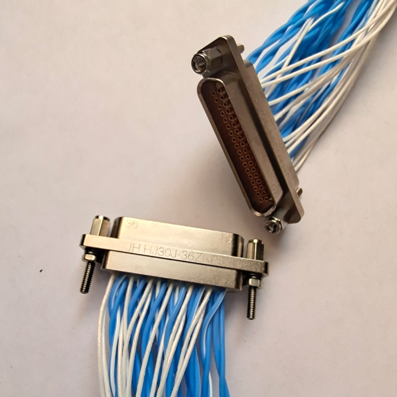 压接式插座_hj30j-12zk-a_高速矩形连接器_电缆接插件