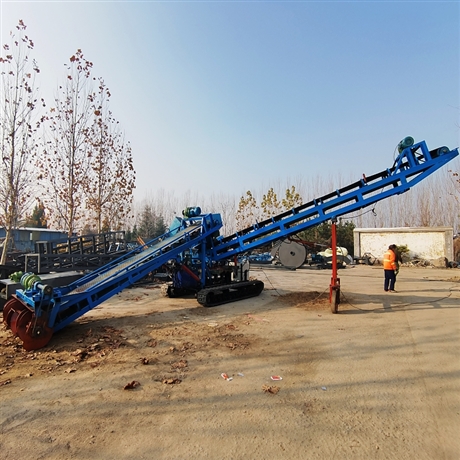 沙子取料装车机 履带行走螺旋扒料机ljqk-搜采通
