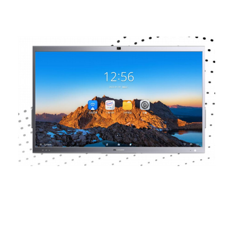 DS-D5C86RB/C 海康威视86英寸智能会议平板 内置4800W 摄像头