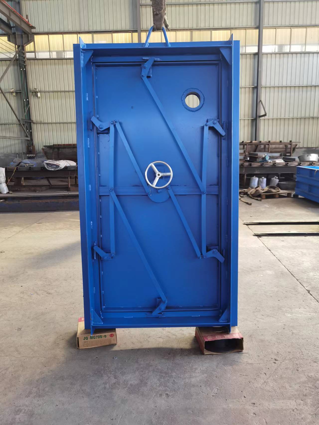 避难硐室门 矿用国标避难硐室防爆门 密闭门 圣煤机械